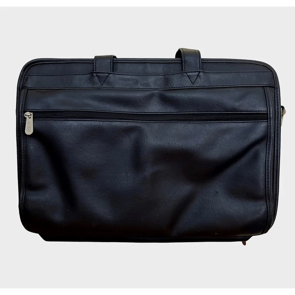 Vintage L.A. Brief Expandable Messenger Bag Laptop Padded Organizer 16